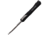 Heretic Knives Auto Colossus OTF Automatic Folding Knives, 3.5in, Stonewash Finish Partially Serrated CPM MagnaCut Stainless Blade, Black Aluminum Handle w/ Black Traction Insert, H0392B