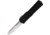 Heretic Knives Auto Colossus OTF Automatic Folding Knives, 3.5in, Stonewash Finish CPM MagnaCut Stainless Blade, Black Aluminum Handle w/ Black Traction Insert, H0392A