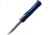 Heretic Knives Colossus OTF Automatic Folding Knife, 3.5in, Stonewash CPM MagnaCut Stainless Blade, Recurve Blade, Blue Aluminum Handle, H042-2A-BLU