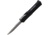 Heretic Knives Colossus OTF Automatic Folding Knife, 3.5in, Stonewash CPM MagnaCut Stainless Blade, Recurve Blade, Black Aluminum Handle, H042-2A
