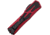 Heretic Knives Auto Colossus OTF Automatic Folding Knives, 3.5in, Black Stonewash Finish CPM MagnaCut Stainless Tanto Blade, Red Aluminum Handle, H0406ARED