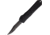 Heretic Knives Auto Manticore E OTF Automatic Folding Knives, 3in, Black DLC Coated Partially Serrated Elmax Steel Bowie Blade, Black Anodized Aluminum Handle, H026B6BPUCF