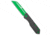 Heretic Knives Heretic Jinn Slip Joint Knife MagnaCut Carbon Fiber w/ Green 3" Toxic Green, Black/Green, CPM MagnaCut, adult, BHQ-197288