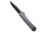 Heretic Knives Heretic Knives Blade Show West 24 Manticore-S Bowie OTF Gray Frag Al 2.6" DLC, Gray, CPM MagnaCut, adult, BHQ-207756