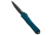 Heretic Knives Heretic Knives Manticore S DE OTF Automatic Knife Blue Frag Al 2.6" DLC Full Serr, Blue, CPM MagnaCut, adult, BHQ-205674