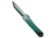 Heretic Knives Heretic Knives Manticore S Grenade Grip Cel Shade Turquoise 2.7" Two-Tone, Black/Green, CPM MagnaCut, adult, BHQ-220617