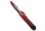 Heretic Knives Heretic Knives Manticore S Recurve OTF Knife Red Cel Shade 2.6" Two-Tone, Red, CPM MagnaCut, adult, BHQ-221125