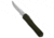 Heretic Knives Heretic Knives Manticore X Recurve OTF Knife OD Green Frag Aluminum 3.75" SW, OD Green, CPM MagnaCut, adult, BHQ-206134