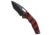 Heretic Knives Heretic Knives Medusa Automatic Recurve Tactical Knife Red/Black G-10 3" DLC, Black/Red, CPM MagnaCut, adult, BHQ-219373