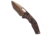 Heretic Knives Heretic Knives Medusa Automatic Recurve Tactical Knife Red Camo CF 3" Bronze, Black/Red, CPM MagnaCut, adult, BHQ-220397