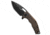 Heretic Knives Heretic Knives Medusa Manual Frame Lock Knife Antique Bronze Ti 3" DLC, Bronze, CPM MagnaCut, adult, BHQ-206487