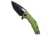 Heretic Knives Heretic Knives Medusa Manual Frame Lock Knife Antique Green Ti 3" DLC, Green, CPM MagnaCut, adult, BHQ-206488