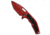 Heretic Knives Heretic Knives Medusa Manual Frame Lock Knife Red Cell-Shaded Ti 3" Cerakote, Red, CPM MagnaCut, adult, BHQ-210988