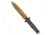 Heretic Knives Heretic Knives Nephilim Fixed Blade Knife Carbon Fiber 6.5" Gold Ti Nitride, Black, Elmax, adult, BHQ-137100