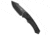 Heretic Knives Heretic Knives Pariah Automatic Knife Black Aluminum + GLOW CF 3.8" DLC, Black, CPM MagnaCut, adult, BHQ-210336