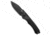 Heretic Knives Heretic Knives Wraith Auto Knife Black/Carbon Fiber 3.75" Black, Black, Elmax, adult, BHQ-173961