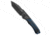 Heretic Knives Heretic Knives Wraith Auto Knife Breakthrough Blue 3.75" Battleworn Black, Black/Blue, Elmax, adult, BHQ-154206