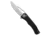 Heretic Knives Heretic Knives Wraith V4 S/E Manual Button Lock Knife Black Al 3.6" SW, Black, CPM MagnaCut, adult, BHQ-229888