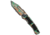 Heretic Knives Heretic Knives Wraith V4 Tanto Auto Knife Shipwreck Cel Shade 3.7" Cel Shade, Black/Blue/Brown, CPM MagnaCut, adult, BHQ-228277