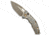 Heretic Knives Heretic Medusa Battleworn Bronze Tanto, Flamed Titanium 3" Bronze, Bronze/Gray, Elmax, adult, BHQ-137968