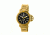 Heritor Automaitc Cahill Diver's Bracelet Watch, black  gold HERHR5103