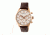 Heritor Automatic Benedict Leather-Band Watch with Day/Date, Silver/Brown HERHR6804