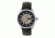 Heritor Automatic Desmond Skeleton Dial Leather-Band Watch, Black/Black HERHR6602
