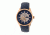 Heritor Automatic Desmond Skeleton Dial Leather-Band Watch, Navy/Navy HERHR6604