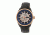 Heritor Automatic Desmond Skeleton Dial Leather-Band Watch, Black/Black HERHR6605