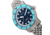 Heritor Automatic Edgard Bracelet Diver's Watch w/Date, Light Blue/Navy, One Size, HERHR9104