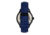 Heritor Automatic Harding Semi-Skeleton Leather-Band Watch, Black/Blue, One Size, HERHR9005