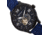 Heritor Automatic Harding Semi-Skeleton Leather-Band Watch, Black/Blue, One Size, HERHR9005