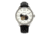 Heritor Automatic Harding Semi-Skeleton Leather-Band Watch, Silver/White, One Size, HERHR9001