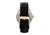 Heritor Automatic Hayward Semi-Skeleton Watch - Mens, Black/Black/Gold, One Size, HERHR9404