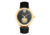 Heritor Automatic Hayward Semi-Skeleton Watch - Mens, Black/Black/Gold, One Size, HERHR9404