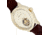 Heritor Automatic Hayward Semi-Skeleton Watch - Mens, Gold/Brown, One Size, HERHR9405