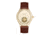 Heritor Automatic Hayward Semi-Skeleton Watch - Mens, Gold/Brown, One Size, HERHR9405