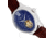 Heritor Automatic Hayward Semi-Skeleton Watch - Mens, Navy/Brown, One Size, HERHR9403