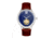 Heritor Automatic Hayward Semi-Skeleton Watch - Mens, Navy/Brown, One Size, HERHR9403
