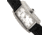 Heritor Automatic Jefferson Leather-Band Watch, Silver/White, One Size, HERHR8802