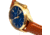 Heritor Automatic Leather-Band Watch w/Date, Dark Blue/Tan, HERHS1405, Dark Blue/Tan, One Size, HERHS1405