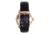 Heritor Automatic Maxim Semi-Skeleton Leather-Band Watch, Rose Gold/Black, One Size, HERHR8604