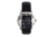 Heritor Automatic Maxim Semi-Skeleton Leather-Band Watch, Silver/Black, One Size, HERHR8602