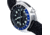 Heritor Automatic Pierce Genuine Leather-Band Watch w/Date, Black/Blue - Mens, HERHS1205
