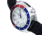 Heritor Automatic Pierce Genuine Leather-Band Watch w/Date, White/Red/Blue - Mens, HERHS1202