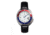 Heritor Automatic Pierce Genuine Leather-Band Watch w/Date, White/Red/Blue - Mens, HERHS1202