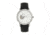 Heritor Automatic Landon Semi-Skeleton Leather-Band Watch, Silver, HERHR7701
