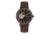 Heritor Automatic Landon Semi-Skeleton Leather-Band Watch, Rose Gold/Brown, HERHR7705