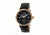 Heritor Leopold Leather-Band Watch w/Date, Rose Gold/Black, Standard HERHR4707