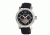 Heritor Millennial Mens Watch, Black Leather Band, Silver Bezel, Black Analog Dial, Silver Hand HERHR1502